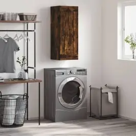 Sienas Skapītis, 34,5X34X90 Cm, Inženierijas Koks, Ozolkoka Vidaxl