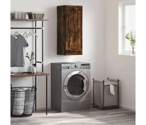 Sieninė Spintelė, Dūminio Ąžuolo, 34,5X34X90cm Mediena