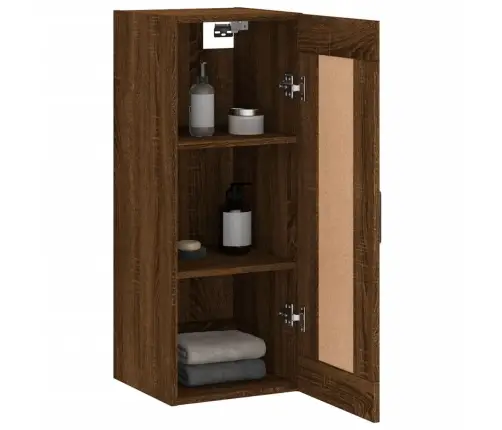 Seinakapp, Pruun Tamm, 34,5 X 34 X 90 cm Tehispuit