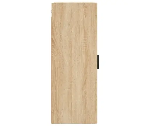 Sienas Skapītis, 34,5X34X90 Cm, Inženierijas Koks, Ozolkoka Vidaxl