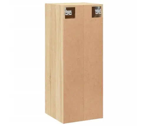 Sienas Skapītis, 34,5X34X90 Cm, Inženierijas Koks, Ozolkoka Vidaxl