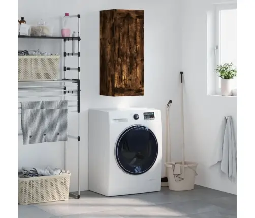 Seinakapp, Suitsutatud Tamm, 34,5 X 34 X 90 cm Tehispuit