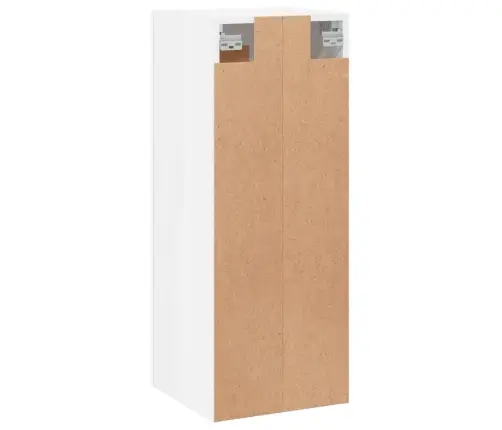 Sienas Skapītis, 34,5X34X90 Cm, Inženierijas Koks, Balts Vidaxl