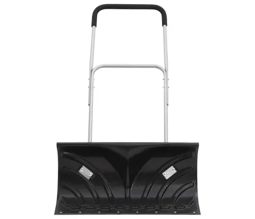 Sniega Lāpsta Ar Izvelkamu Rokturi, Melna, 66 Cm, Tērauds Vidaxl