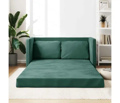 Grīdas Dīvāngulta, Tumši Zaļa, 122X204X55 Cm, Samts Vidaxl Grīdas Dīvāngulta, Tumši Zaļa, 122X204X55 Cm, Samts Vidaxl