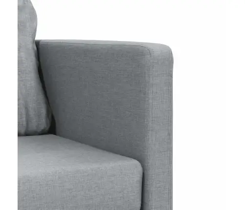 Grīdas Dīvāngulta, Gaiši Pelēka, 112X174X55 Cm, Audums Vidaxl