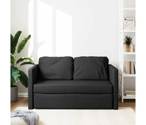 Grīdas Dīvāngulta, Melna, 112X174X55 Cm, Audums Vidaxl