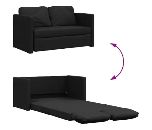 Grīdas Dīvāngulta, Melna, 112X174X55 Cm, Audums Vidaxl