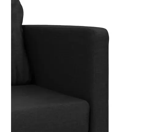 Grīdas Dīvāngulta, Melna, 112X174X55 Cm, Audums Vidaxl