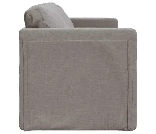 Grindų Sofa-Lova, 2-1, Taupe Spalvos, 112X174X55cm Audinys
