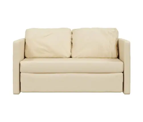 Grīdas Dīvāngulta, Krēmkrāsas, 112X174X55 Cm, Audums Vidaxl