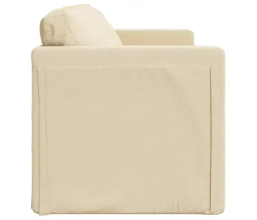 Grīdas Dīvāngulta, Krēmkrāsas, 112X174X55 Cm, Audums Vidaxl