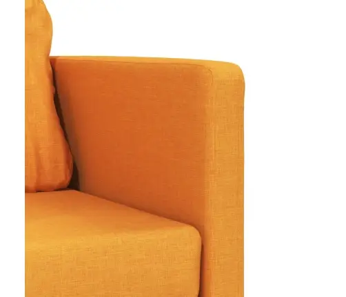 Grīdas Dīvāngulta, Tumši Dzeltena, 112X174X55 Cm, Audums Vidaxl