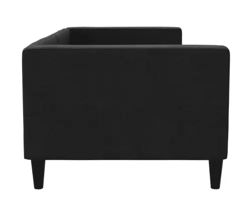 Dienas Gulta, Melna, 80X200 Cm, Audums Vidaxl