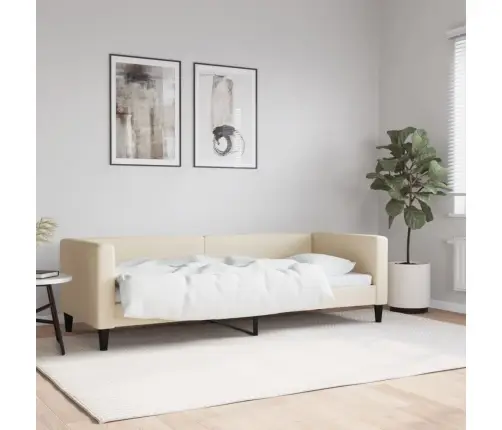 Dienas Gulta, Bēša, 80X200 Cm, Audums Vidaxl