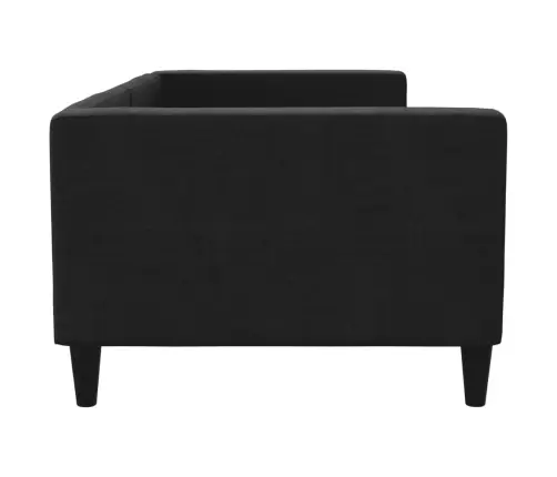 Päevavoodi, Must, 90 X 200 cm Kangas