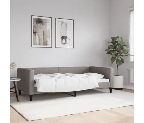 Päevavoodi, Pruunikashall, 90 X 200 cm Kangas