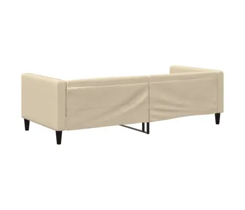 Dienas Gulta, Bēša, 90X200 Cm, Audums Vidaxl