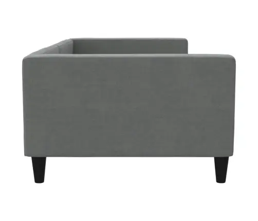 Dīvāngulta, Tumši Pelēka, 100X200 Cm, Audums Vidaxl