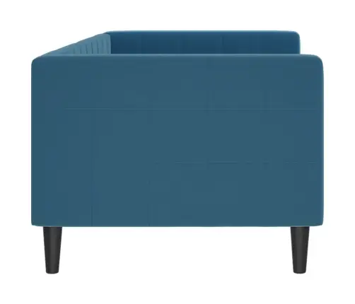 Dīvāngulta, Zila, 80X200 Cm, Samts Vidaxl