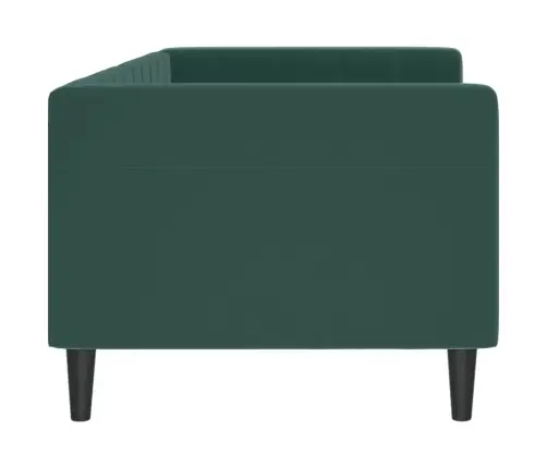 Dīvāngulta, Tumši Zaļa, 80X200 Cm, Samts Vidaxl