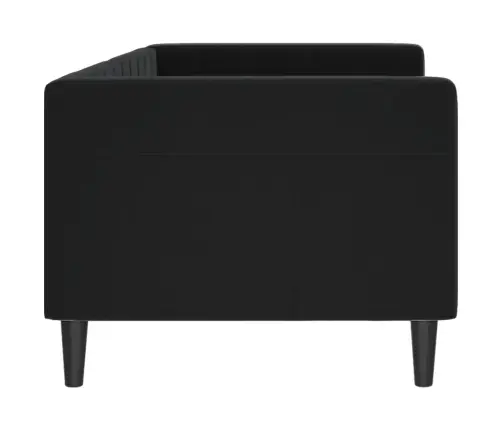 Dīvāngulta, Melna, 80X200 Cm, Samts Vidaxl