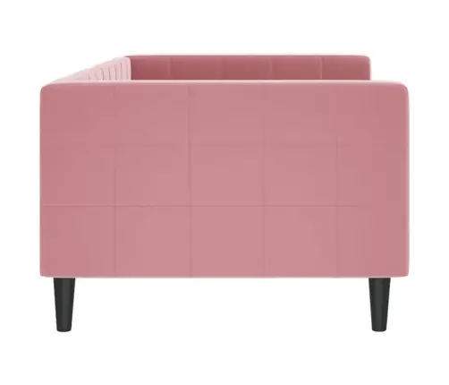 Päevavoodi, Roosa, 90 X 200 cm Samet