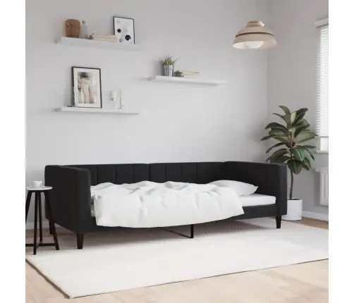 Sofa, Juodos Spalvos, 90X190cm Aksomas