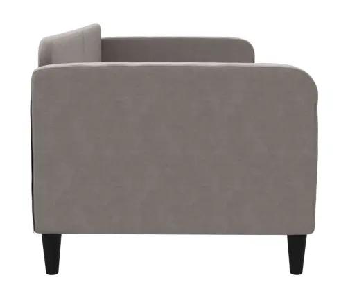 Dienas Gulta, Pelēkbrūna, 80X200 Cm, Audums Vidaxl