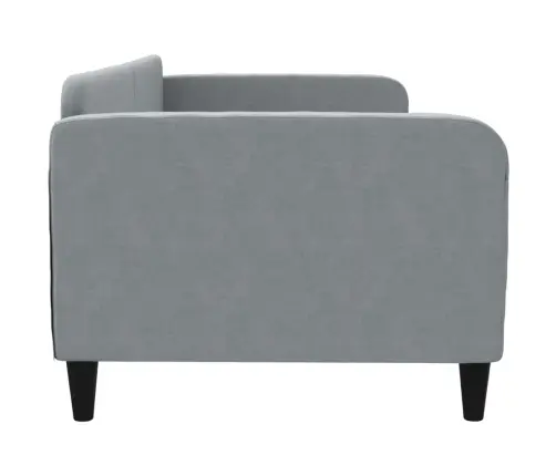 Dīvāngulta, Gaiši Pelēka, 90X200 Cm, Audums Vidaxl