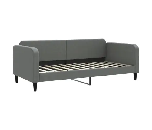 Dīvāngulta, Tumši Pelēka, 90X200 Cm, Audums Vidaxl