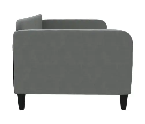 Dīvāngulta, Tumši Pelēka, 90X200 Cm, Audums Vidaxl