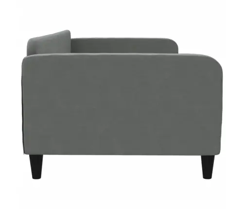 Dīvāngulta, Tumši Pelēka, 100X200 Cm, Audums Vidaxl