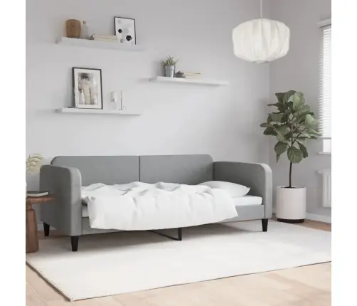 Päevavoodi, Helehall, 90 X 190 cm Kangas