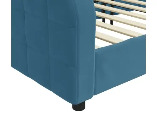 Sofa, Mėlynos Spalvos, 80X200cm Aksomas