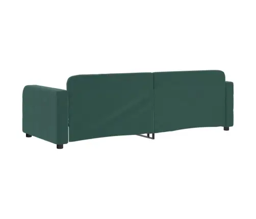 Sofa, Tamsiai Žalios Spalvos, 80X200cm Aksomas