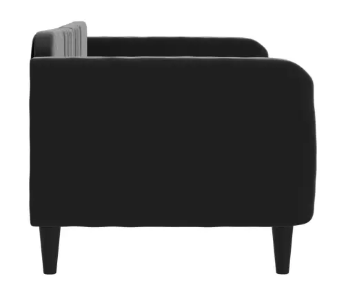 Päevavoodi, Must, 80 X 200 cm Samet