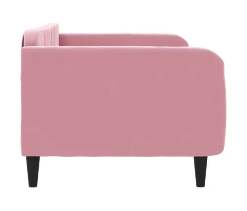 Sofa, Rožinės Spalvos, 100X200cm Aksomas