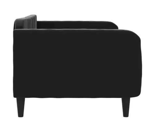 Sofa, Juodos Spalvos, 100X200cm Aksomas