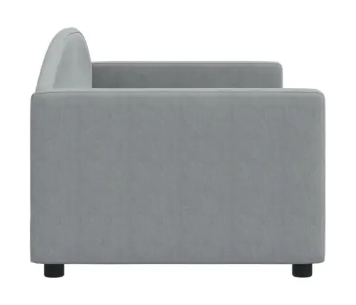 Sofa, Šviesiai Pilkos Spalvos, 80X200cm Audinys