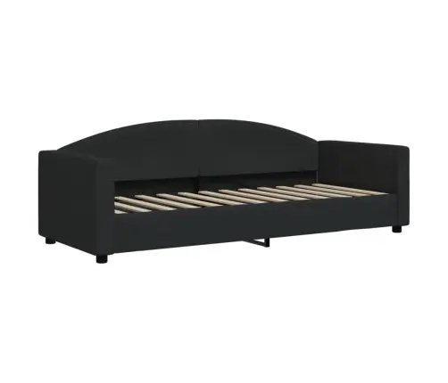 Päevavoodi, Must, 80 X 200 cm Kangas