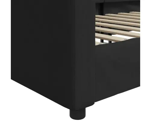 Päevavoodi, Must, 80 X 200 cm Kangas