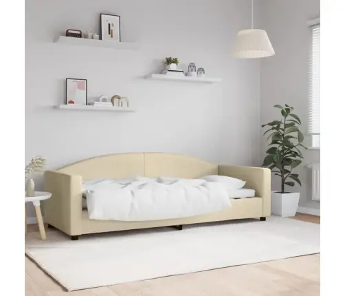 Päevavoodi, Kreemjas, 80 X 200 cm Kangas