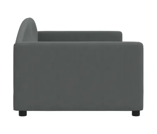Dīvāngulta, Tumši Pelēka, 90X200 Cm, Audums Vidaxl