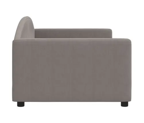 Päevavoodi, Pruunikashall, 90 X 200 cm Kangas