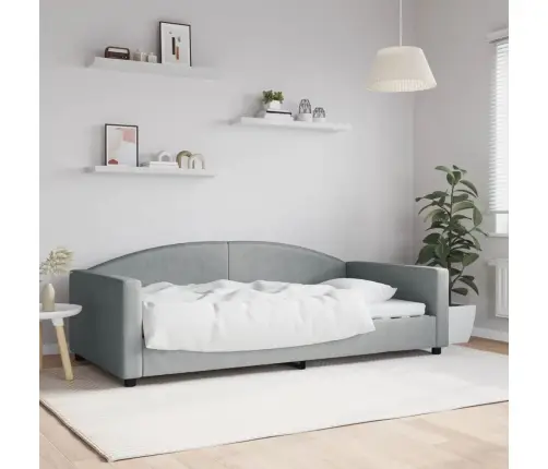 Sofa, Šviesiai Pilkos Spalvos, 100X200cm Audinys