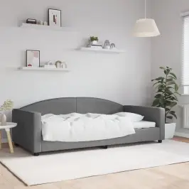 Sofa, Tamsiai Pilkos Spalvos, 100X200cm Audinys Sofa, Tamsiai Pilkos Spalvos, 100X200cm Audinys