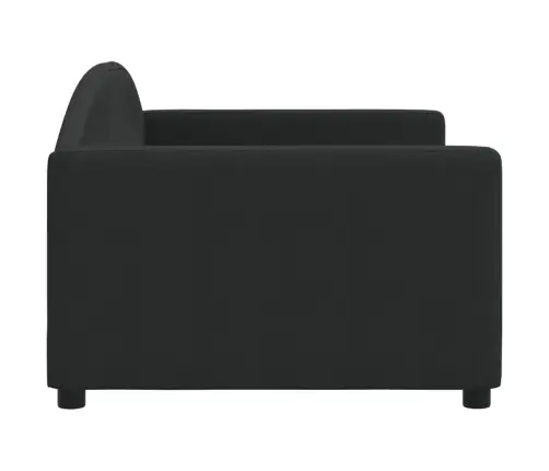 Dīvāngulta, Melna, 90X190 Cm, Audums Vidaxl