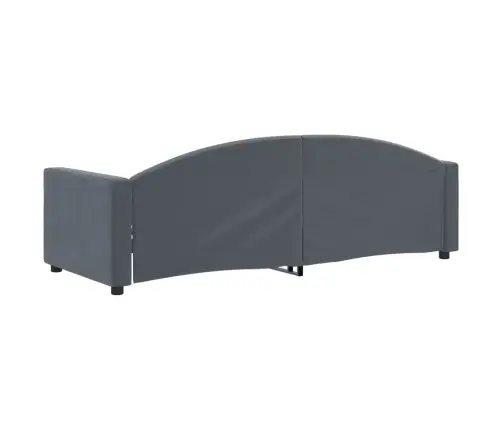 Sofa, Tamsiai Pilkos Spalvos, 80X200cm Aksomas