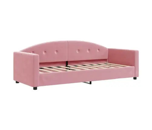 Sofa, Rožinės Spalvos, 80X200cm Aksomas